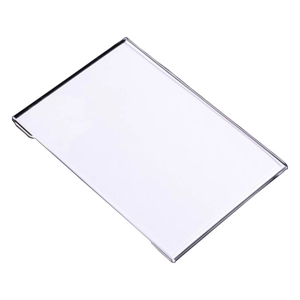 10pcs A4 Clear Acrylic Wall Mount Picture Photo Sign Holder with Tape Adhesive for Office Home Store Restaurant