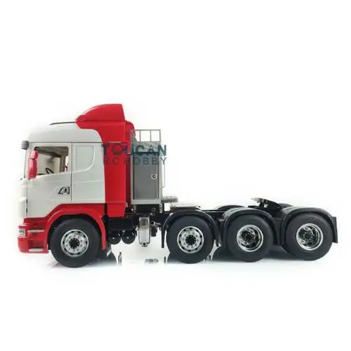 1/14 LESU металлический шасси RC трактор грузовик DIY Hercules Sca 8*8 кабина Tmy