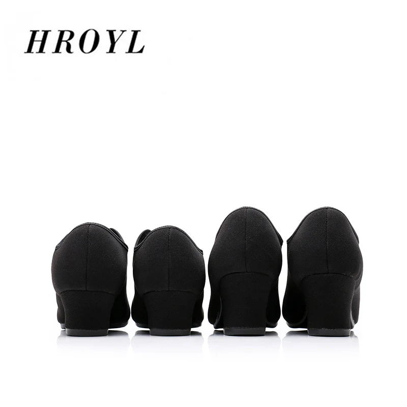 HROYL/Новинка Танцевальная обувь для танго сальсы женщин и мужчин Современная