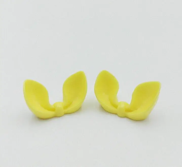 10 шт./лот Kawaii 3D миниатюрные блестки с кроличьими ушками плоской задней стороной