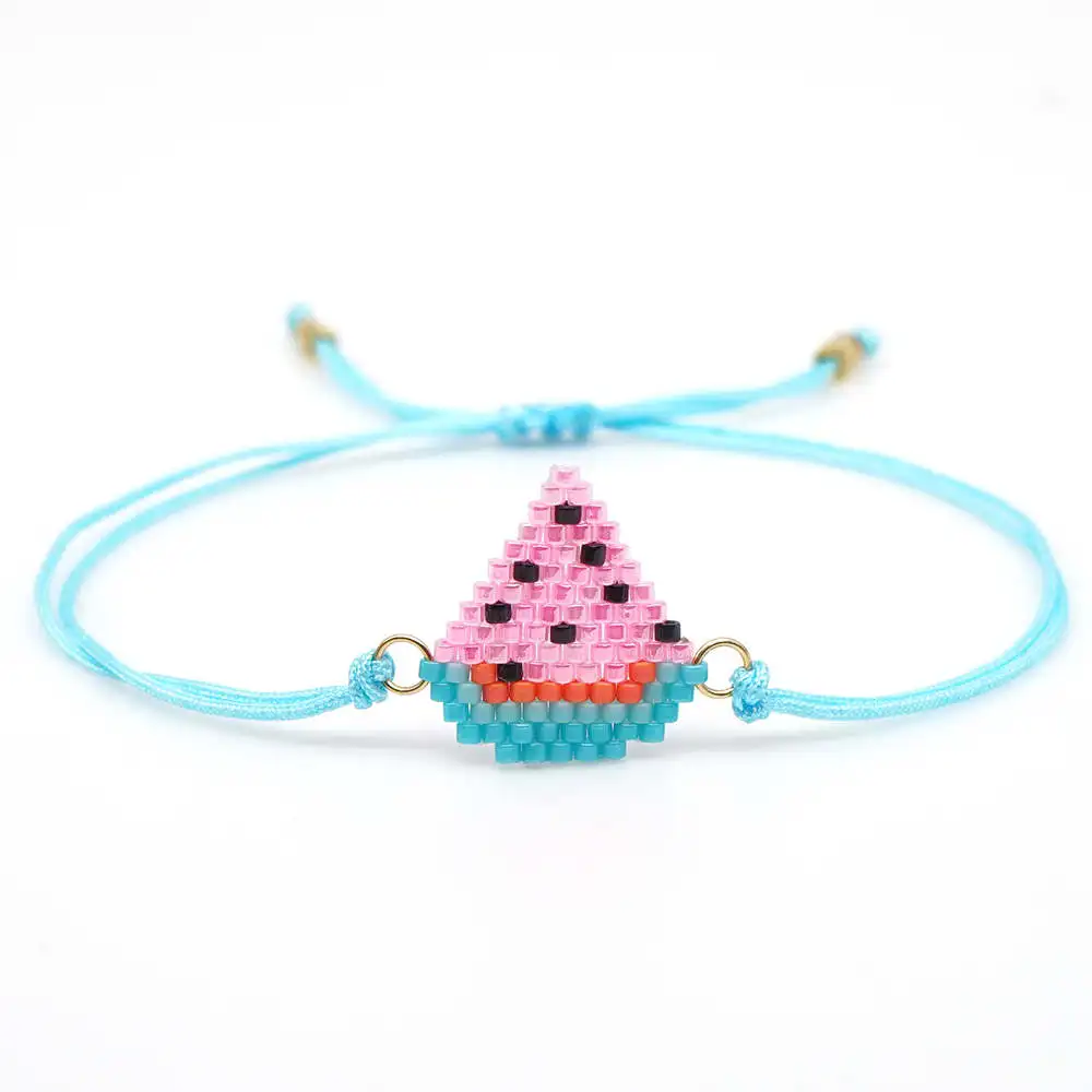 Go2boho Pulseras Mujer Moda MIYUKI женский браслет 2 шт./лот черепаха арбуз ювелирные изделия детские животные браслеты Летний пляж