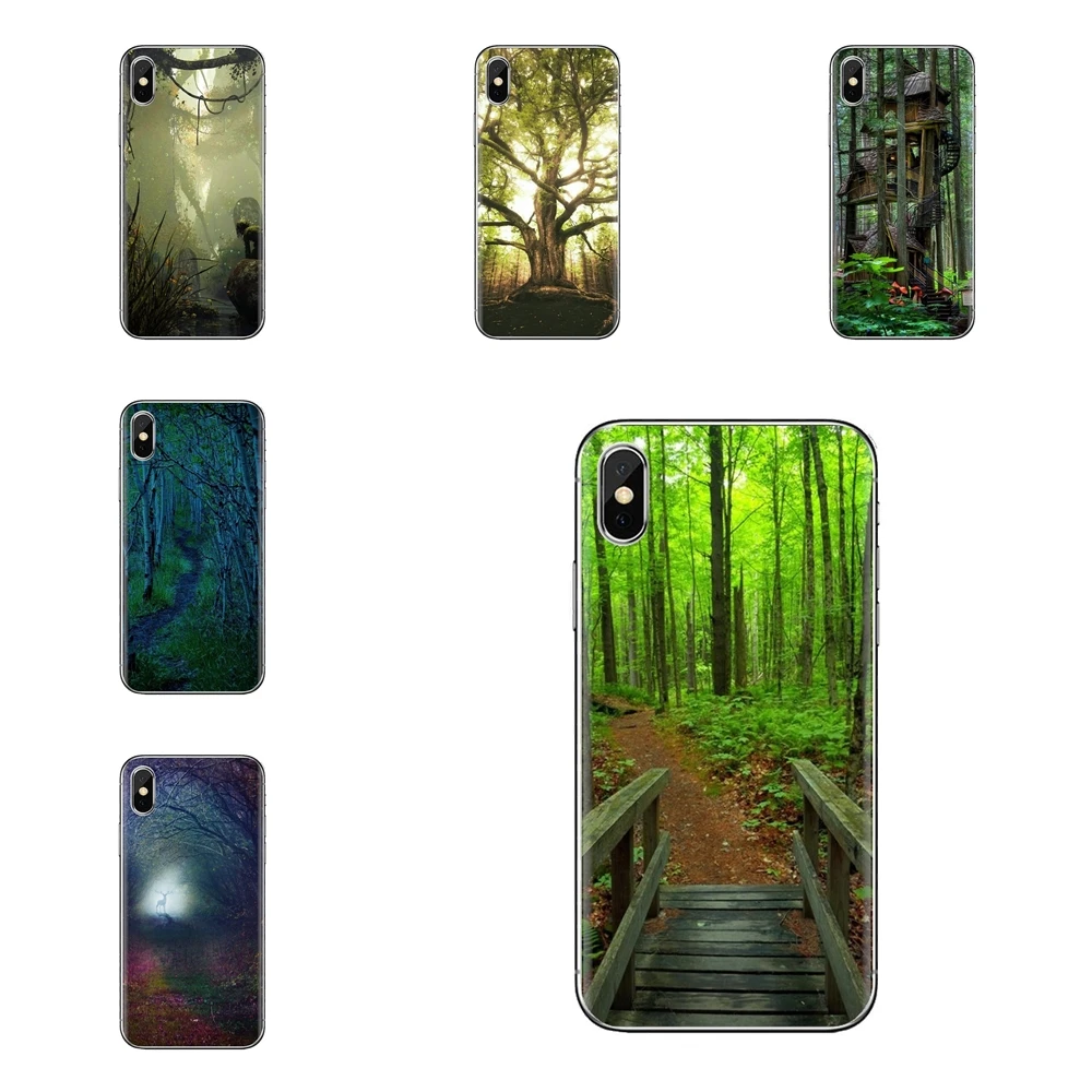 Волшебный лес в Шанхае прозрачный мягкий чехол Чехлы для samsung Galaxy S3 S4 S5 мини S6 S7