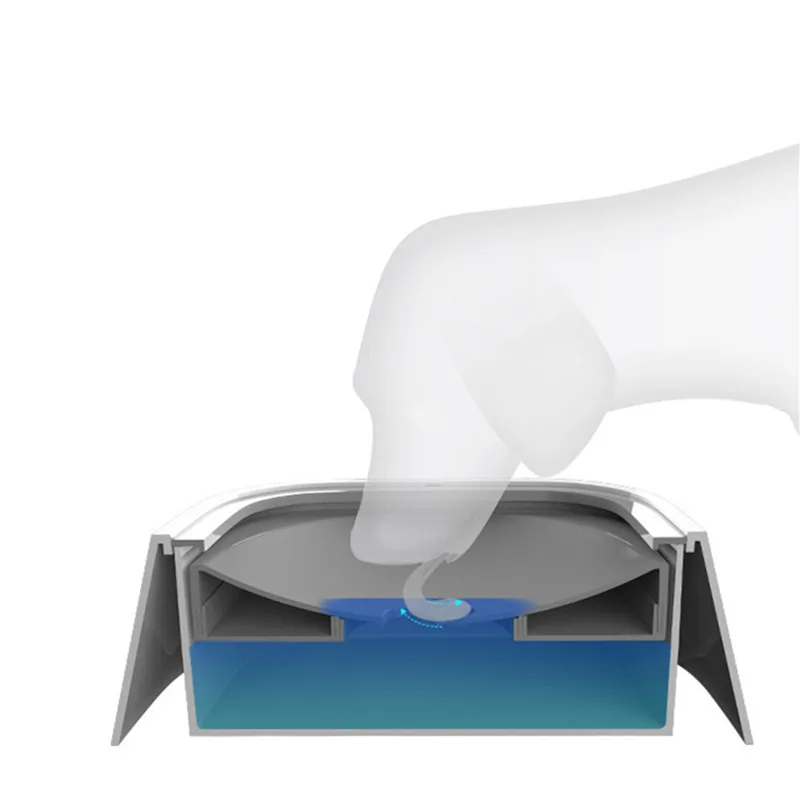 

Dog Drinking Water Floating Bowl No Spill ABS Plastic Pet Cat Dog Water Dispenser Feeder 1.5L Not Wet Mouth Splash Pet Cat Bowl