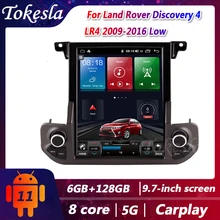 Tokesla Car Radio Telsa Android 11 For Land Rover Discovery 4 LR4  DVD Automotivo Auto Multimedia Video Player Gps Navigation 5G