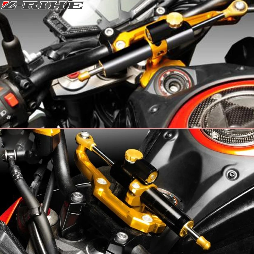 Универсальный Регулируемый стабилизатор руля мотоцикла с ЧПУ для CBR650F Tracer 900 ZX6R