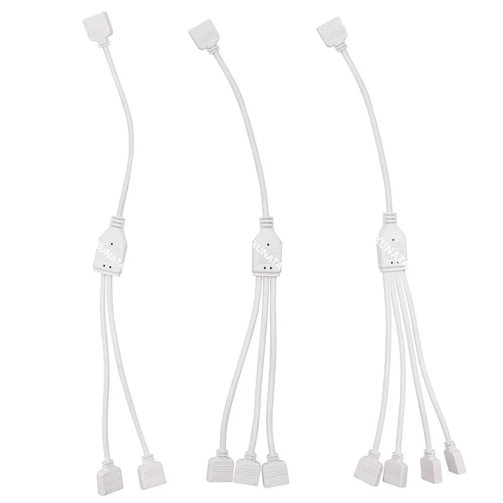5 Pin 4Pin RGB/RGBW контактный разъем отклонения в размерах на 1-2 3 4 сплиттер женский