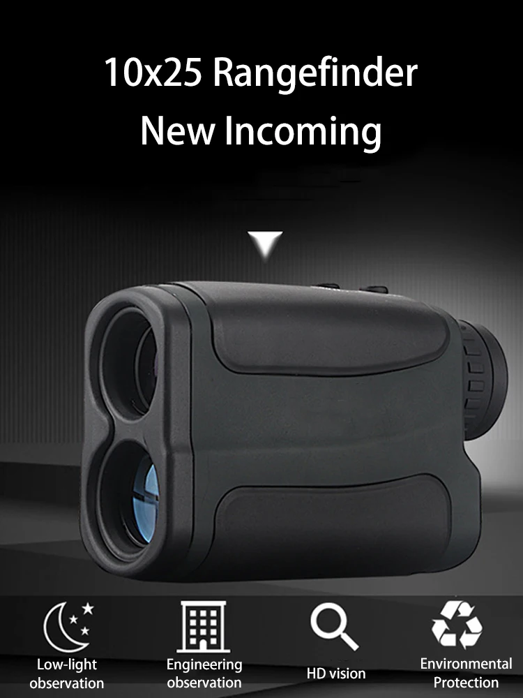Лазерный дальномер 700 м телескоп для гольфа 10X25 портативный оптический