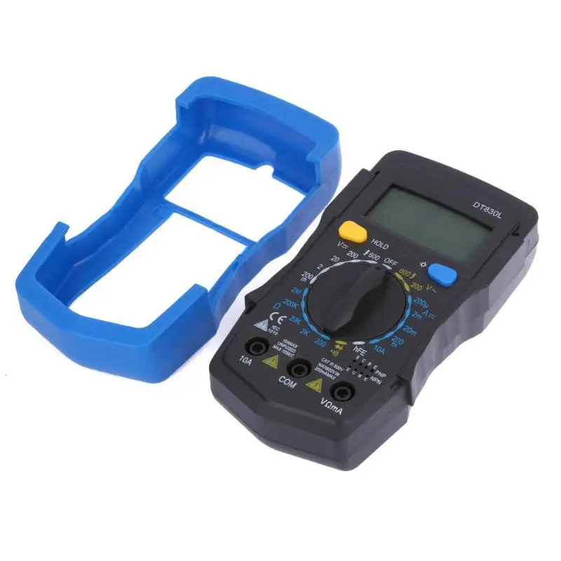 Цифровой мультиметр DT830L с ЖК дисплеем вольтметр амперметр Омметр тестер