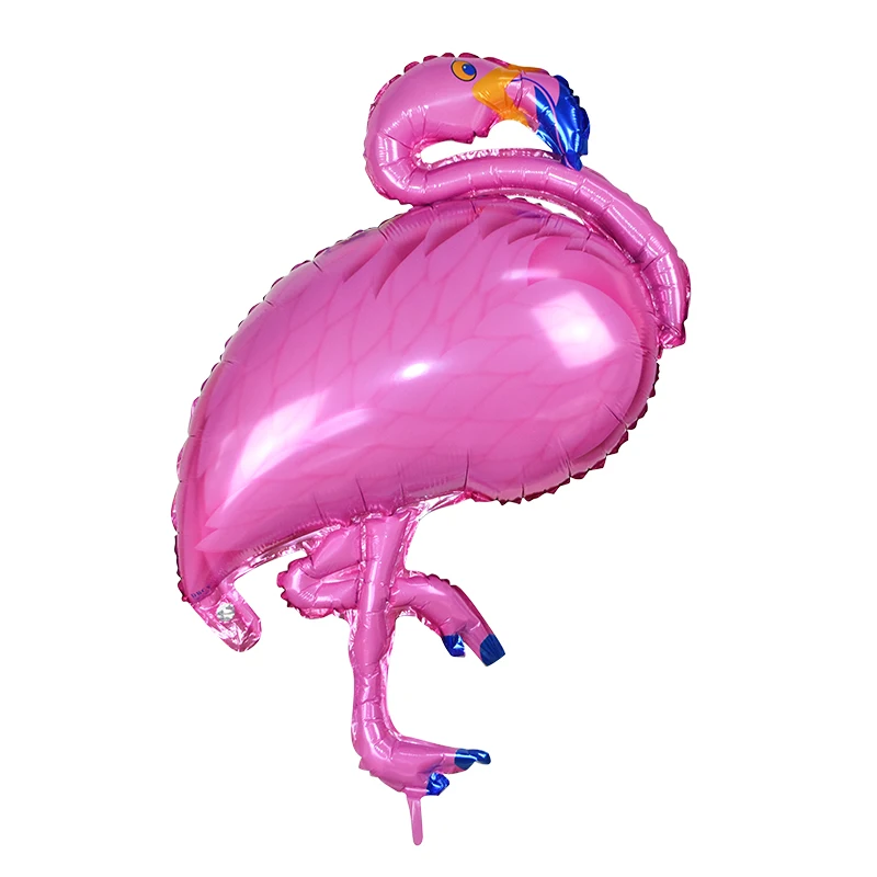 Розовый воздушные шары Фламинго Птица Броши животные алюминиевой фольги для дня