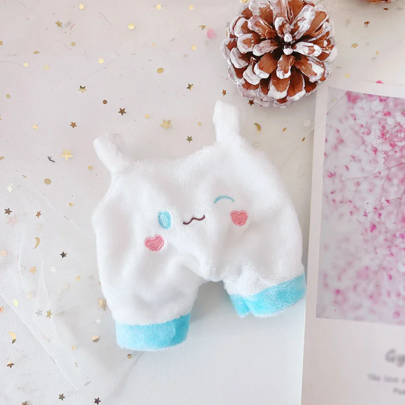 

Blue dog overalls suit hat 20cm suit 20cm exo baby dress Star doll change to love beans doll clothes doll accessories