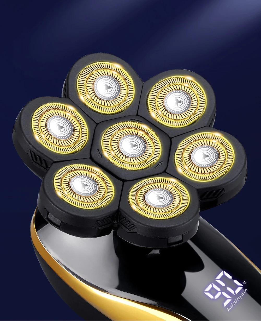 

5 In 1 Beauty Set Electric Shaver Cutter Head Facial Body Electric Shaver Men Wet Dry Hair And Beard Bald Shaver Rechargeable