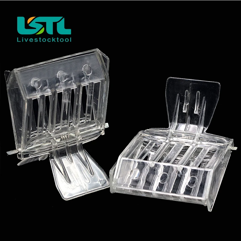 2 шт. пчелиная королева Ловец пчеловодческие ячейки прозрачная пластиковая