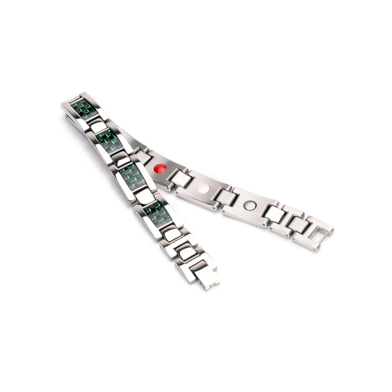 Браслет из нержавеющей стали с магнитной застежкой для измерения артериального