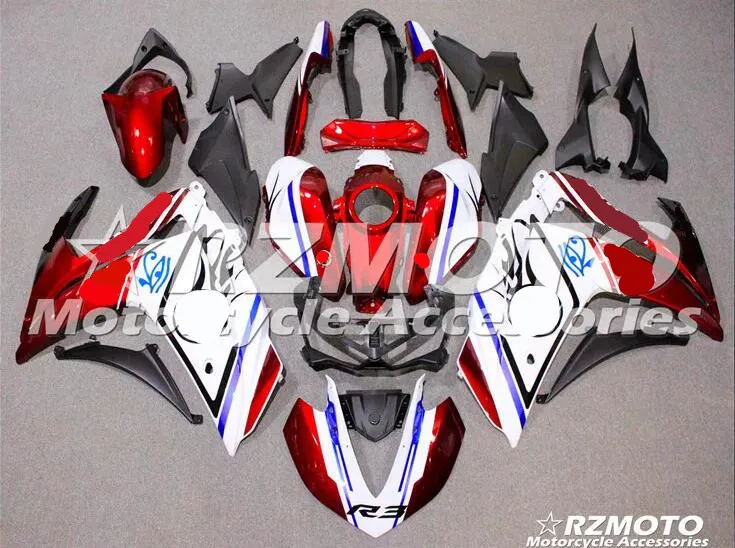 Новый комплект обтекателей для мотоцикла ABS YAMAHA YZF R25 R3 2015 2016 2017 кузов литьевая