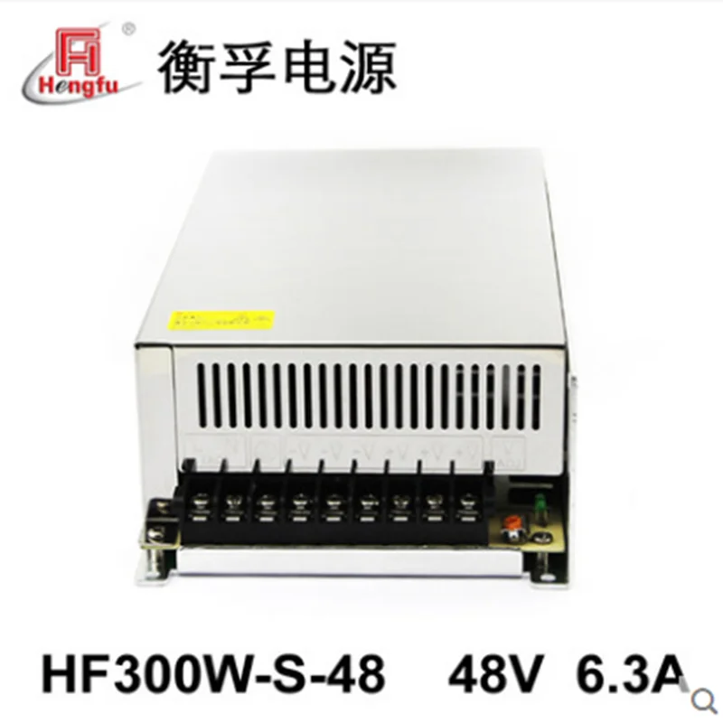 

New Adapter Charger Hengfu HF300W-S-48 AC 220V Transfer DC 48V 6.3A Single Output Switching Power Charger