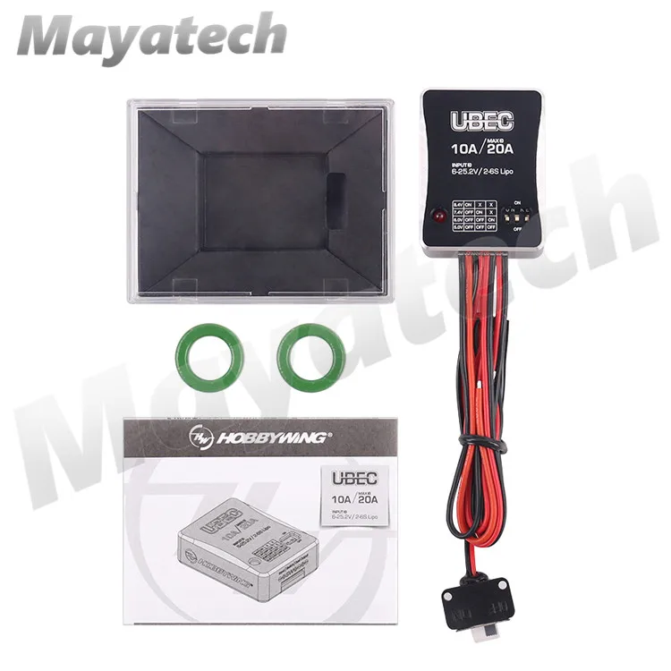 

HOBBYWING 10A 2-6S модуль UBEC UBEC-10A внешнее переключение Moduel Regulator регулятор для радиоуправляемой модели uav