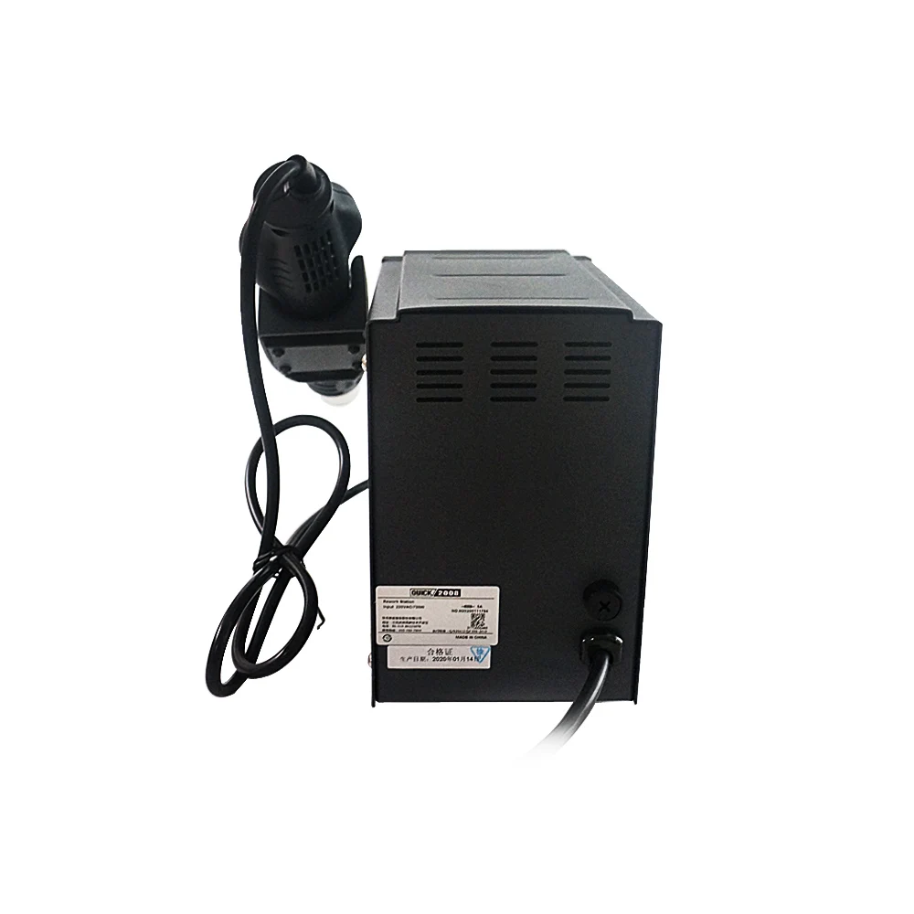 

QUICK 2008 Hot Air BGA ESD Rework Station Adjustable Lead Free LED microcomputer digital display for Phone SMD Soldering Station