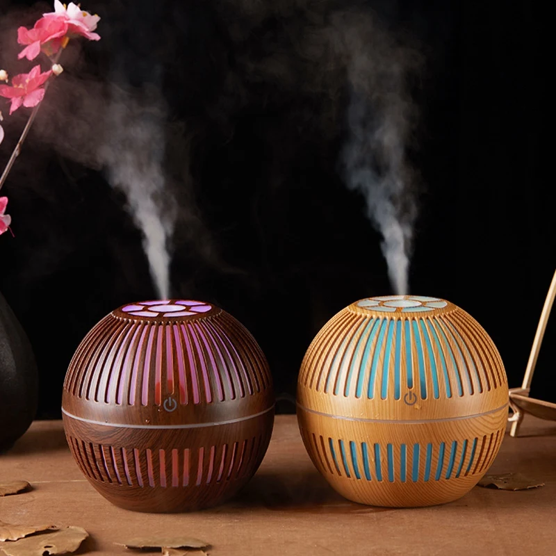 

Top Sale USB Electric Air Humidifier Mini Mist Maker Air Aroma Essential Oil Diffuser 130ML 7 Color LED Light Home Office