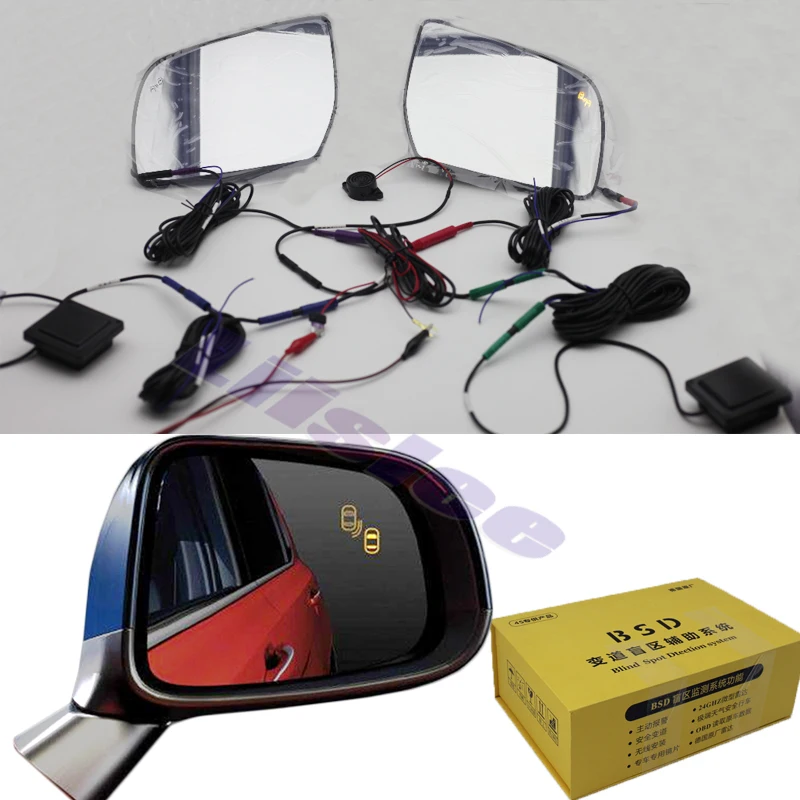 Car BSM BSD BSA Radar Warning System Safety Driving Alert Mirror Detection Sensor For HONDA Civic 10 FC FK 2015 2016 2017 2019 | Автомобили
