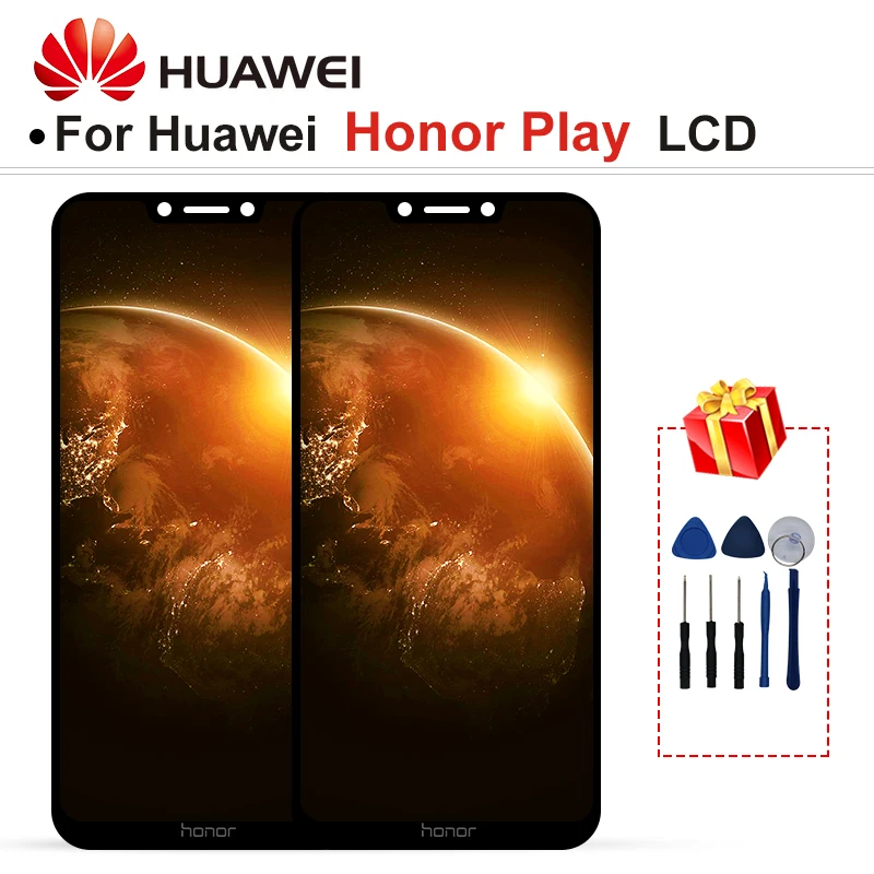 6 3 &quotдля HUAWEI Honor Play COR L29 AL00 TL10 ЖК дисплей сенсорный экран дигитайзер запасная