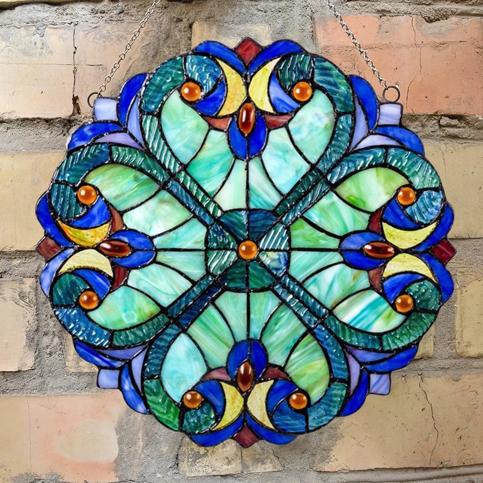 

Heart Shaped Window Panel Hangings Wall Decor Tiffany Color Baffle Pendant Office Living Room Bedroom Acrylic Art Decoration