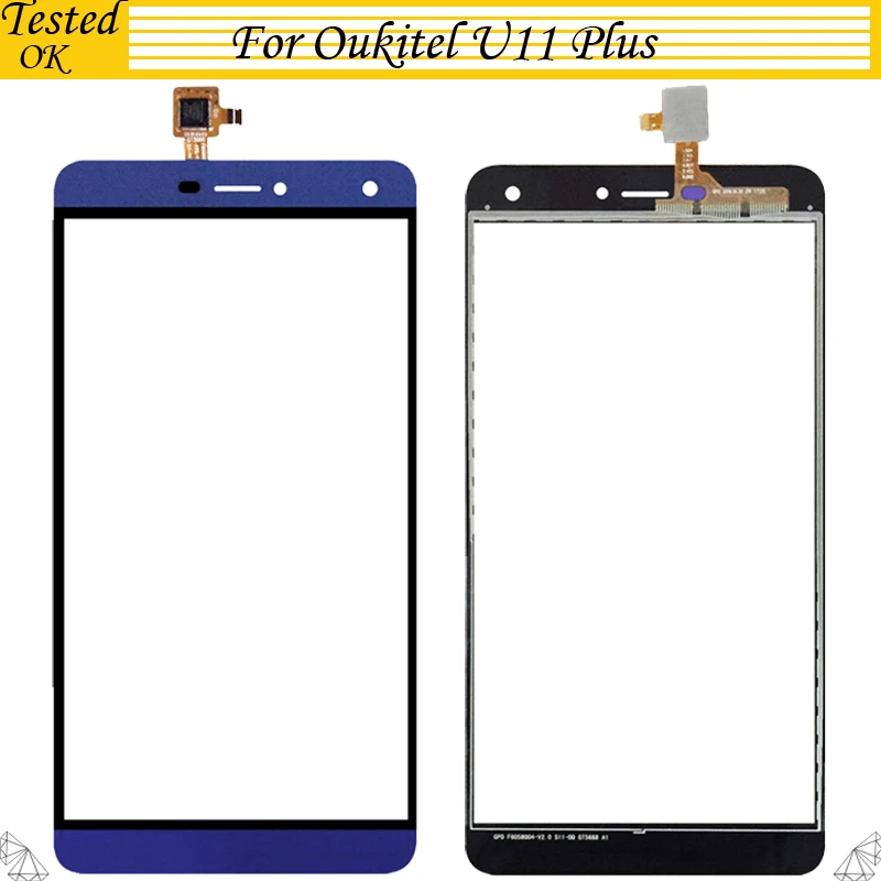 Сенсорный экран 5 7 дюйма для Oukitel U11 Plus дигитайзер сенсорная панель в сборе