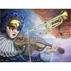 5D полная квадратная круглая алмазная живопись маска для скрипки Женская Алмазная вышивка suстona Алмазная мозаика