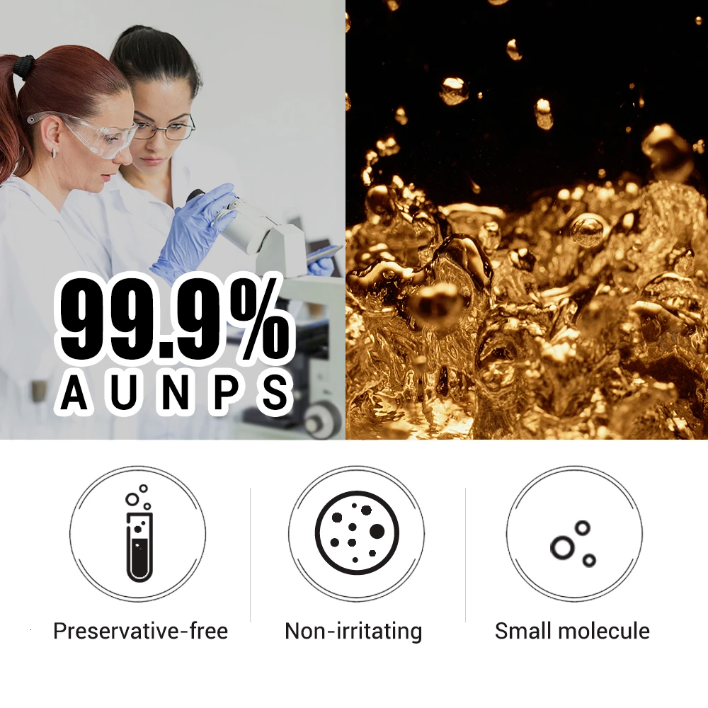 Увлажняющая отбеливающая Сыворотка для лица Breylee 24K Gold с коллагеном
