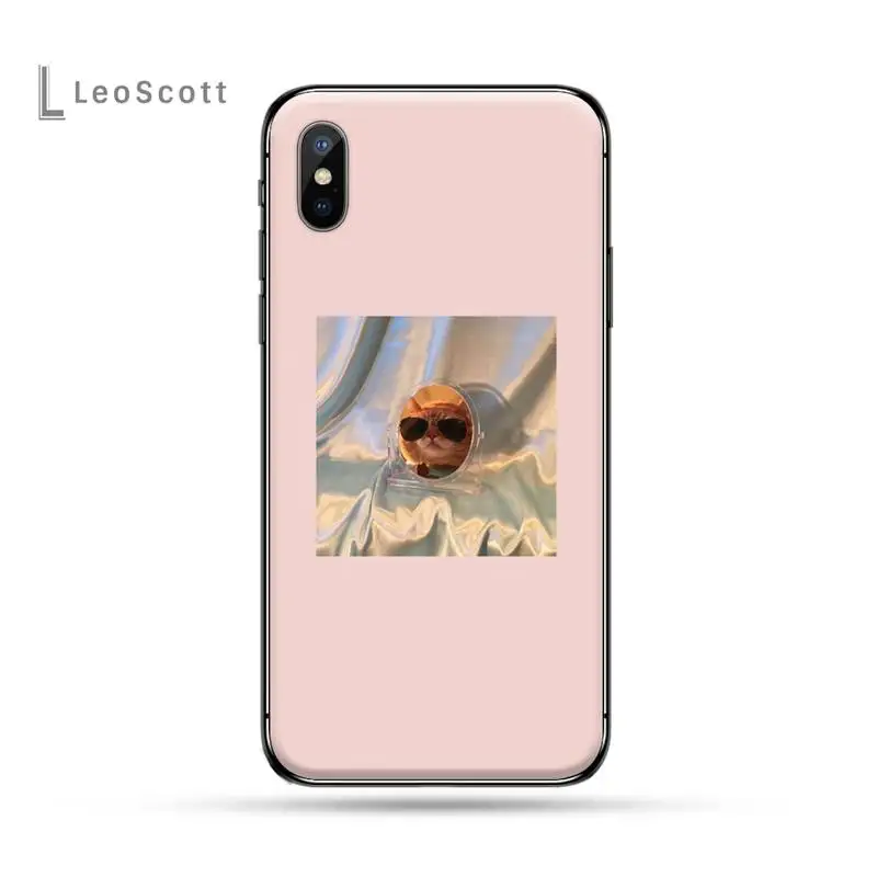 

Pink Aesthetic cute cat Phone Case for iPhone 11 12 mini pro XS MAX 8 7 6 6S Plus X 5S SE 2020 XR