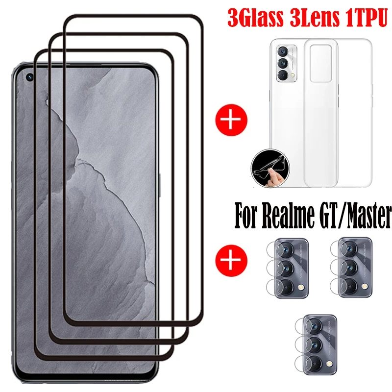 

Full Glue Tempered Glass For Realme GT Master Screen Protector Glass For Realme GT Master Protective Film For Realme GT 5G Lens
