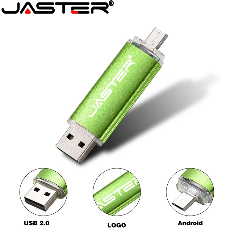 Многофункциональный OTG флэш-накопитель JASTER 16 ГБ 32 4 8 64 USB (для компьютера/телефона