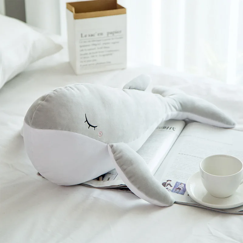 

35CM Cute Soft Dolphin Plush Toys Doll Stuffed Down Cotton Animal Nap Pillow Creative Kids Toy Christmas Gift for Girls Children