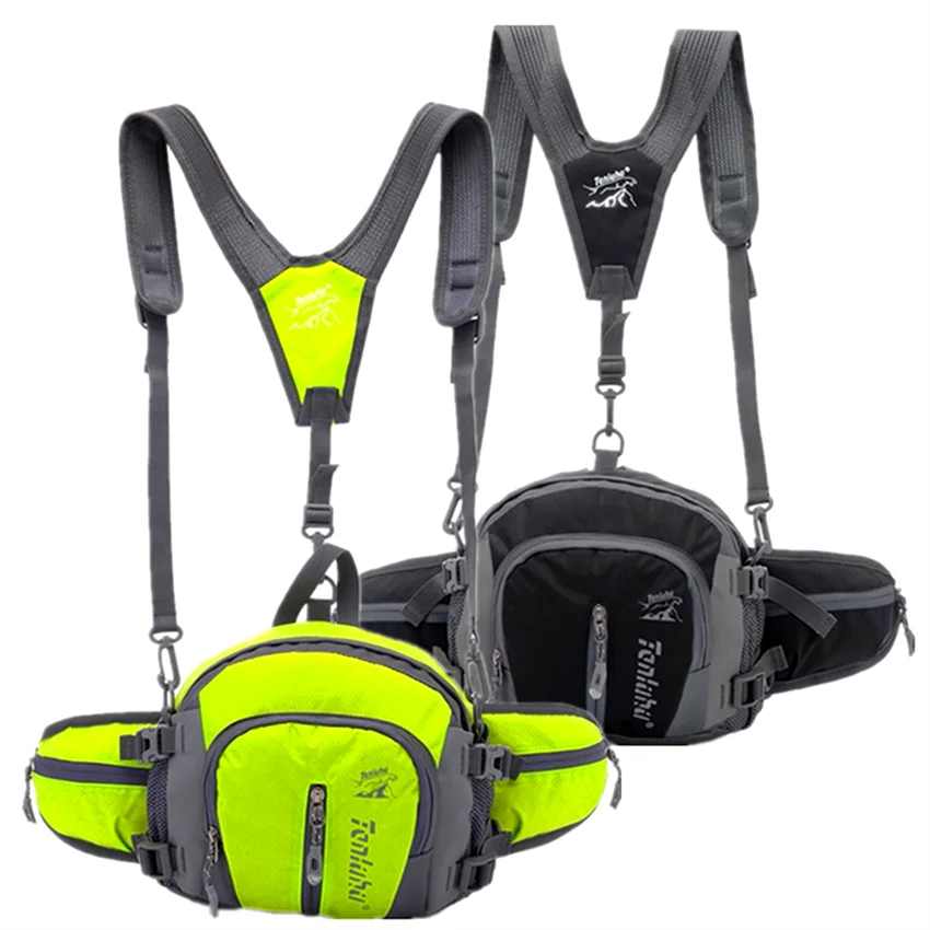 

Outdoor 5 In 1 Cycling Mini Backpack Rucksack Bicycle Bag Breathable Sport Running Hiking Riding Camping Waist Bag Bike Backpack