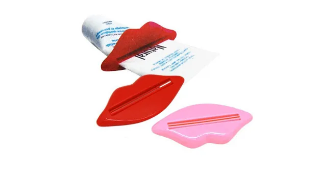 Новый случайный цвет губ Форма Зубная паста трубка для мытья лица Чистка пены