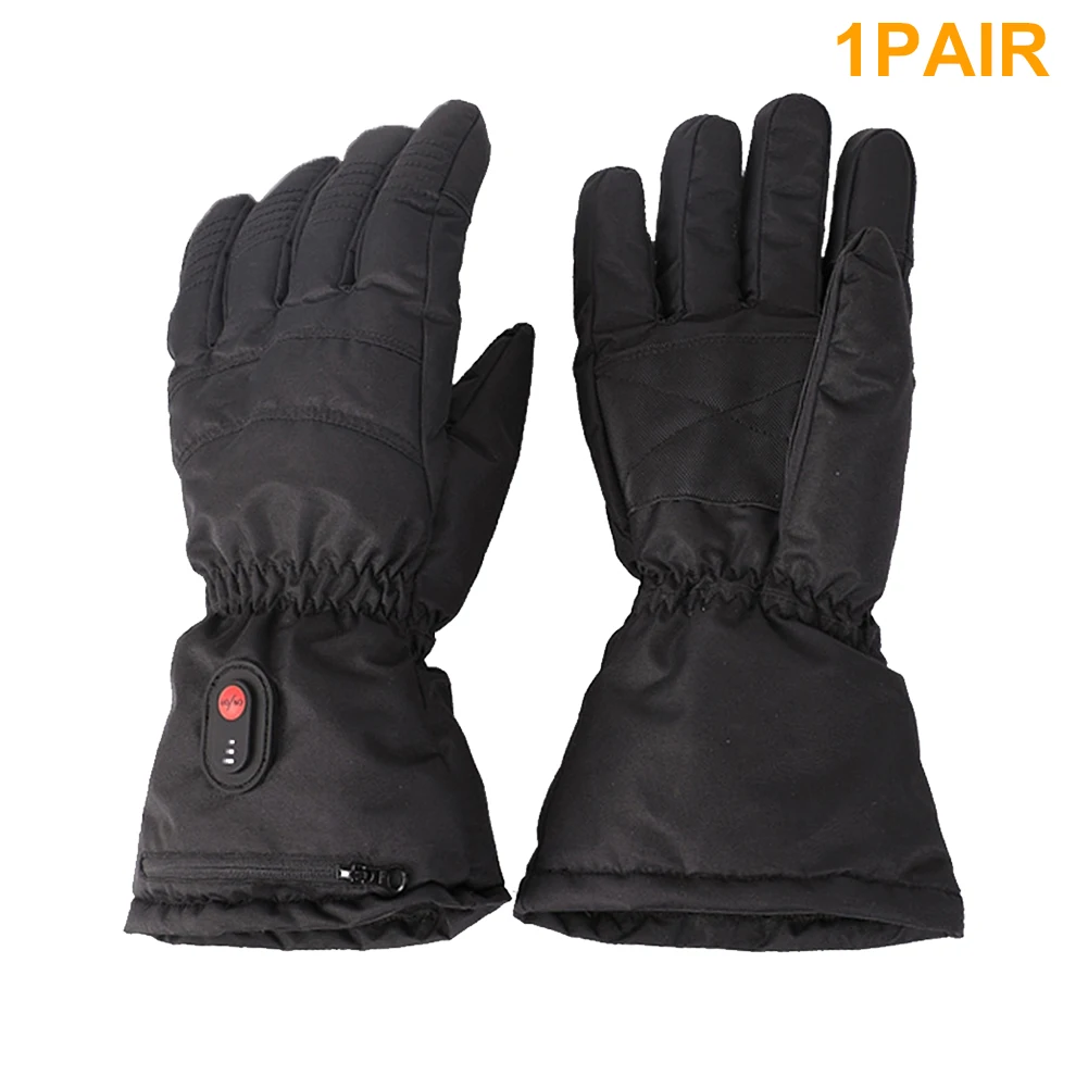 

Men Women USB Climbing Cycling Skiing Soft Battery Powered Comfortable Hiking Winter Sports Motorcycle Heated Gloves Hand Warmer