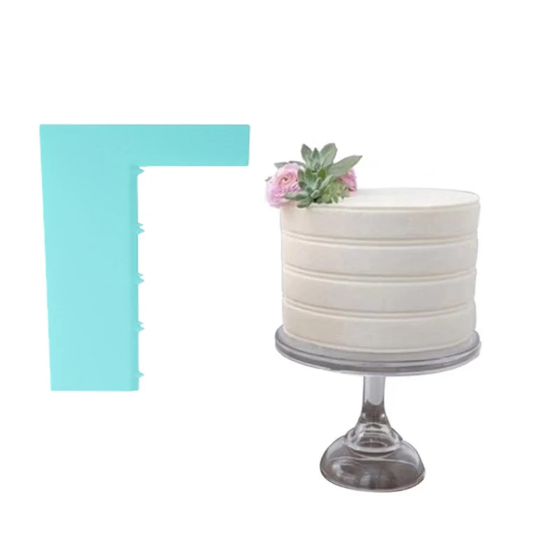 Отличный скребок для теста пластиковый гребень украшения торта помадки на день