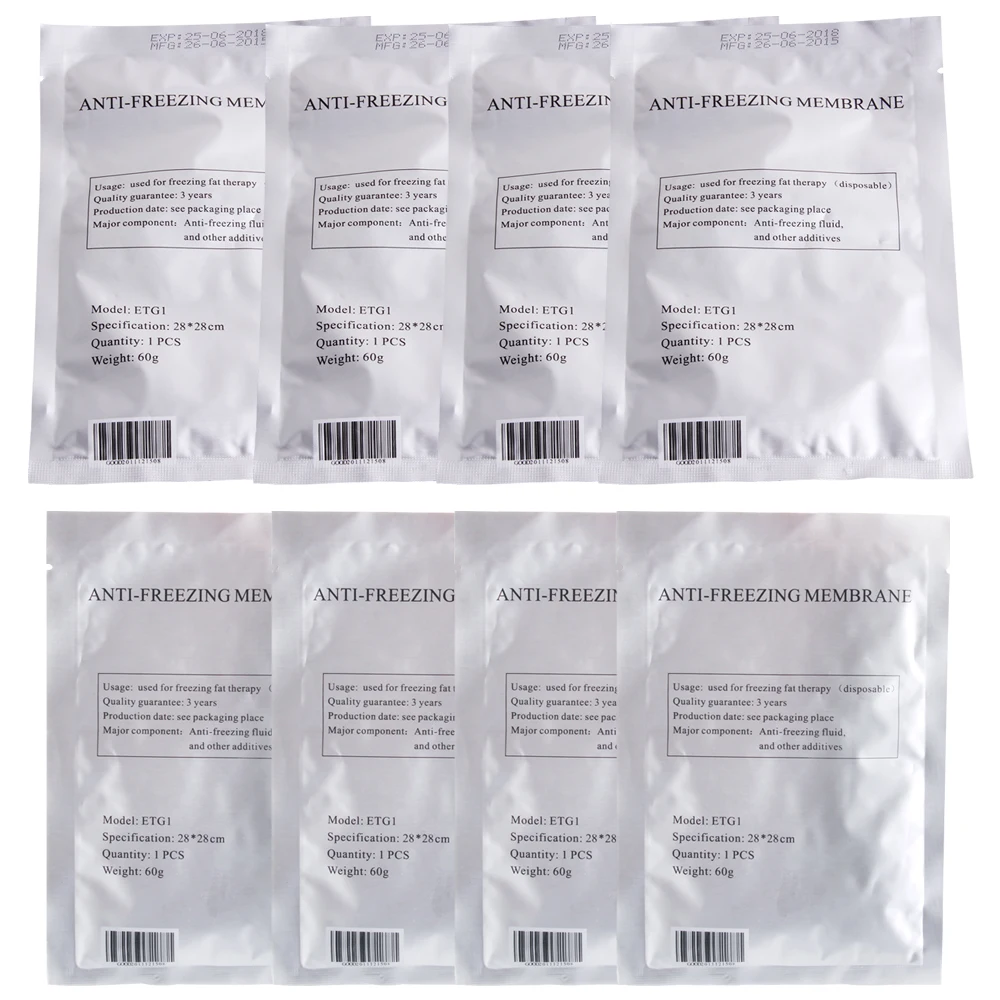 20PCS Anti Freeze Membrane Antifreeze Membrane Cryo Pad Therapy 28*28