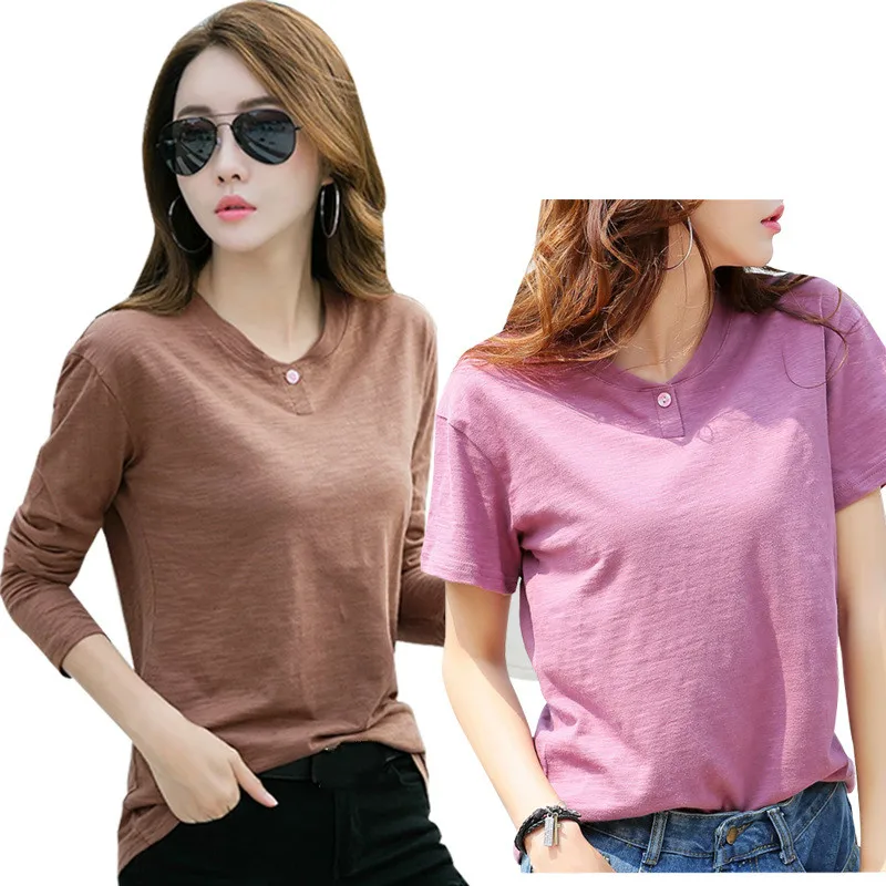 Весенняя модная повседневная свободная футболка большого размера 2xl 3xl Женская