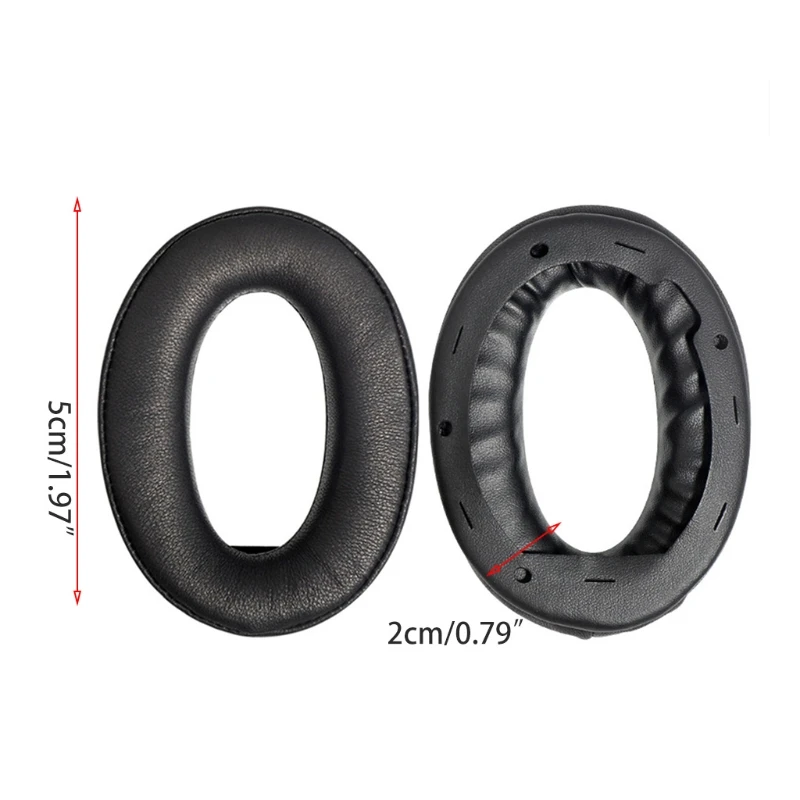 

Ear Pads Cushions Replacement for So-ny WH-1000XM4 Over-ear Headset Soft PU Leather 95AF