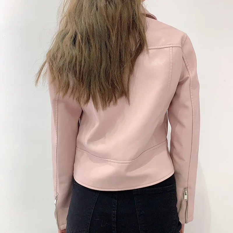 ZQLZ женское осеннее пальто куртка из искусственной кожи для женщин 2020 НОВАЯ