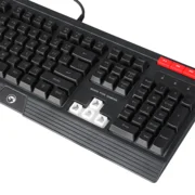

MARVO KG880 3 Color Backlight Membrane Gaming Keyboard 112 Keys Ergonomically Designed Keyboard With Wide Edge Palm Rest