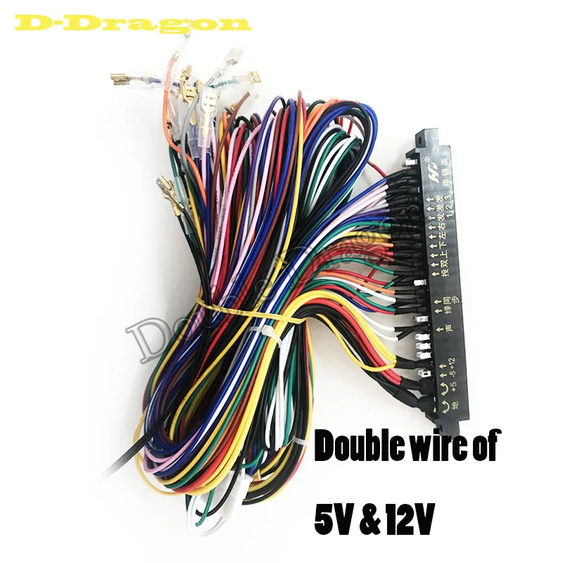28Pin Аркада JAMMA провода жгута 5/12V проводки для ящик Пандоры 5 коробкой Пандора