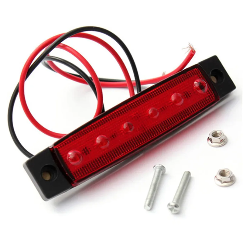 DC 24V 6 SMD светодиодный для автобуса грузовика прицепа боковой габаритный световой
