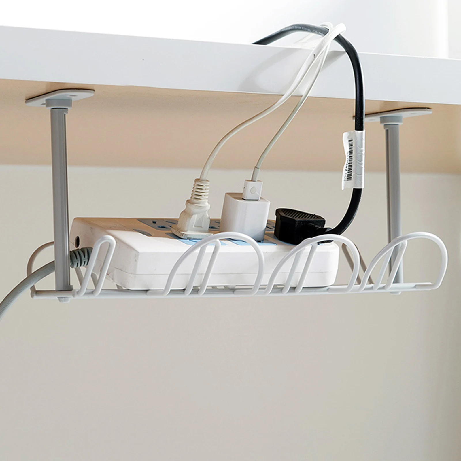 Storage Rack CableTray Wire Cord Power Strip Hanging Rack Table Line Insertion Arrangement Partition Layer Basket Board Frame