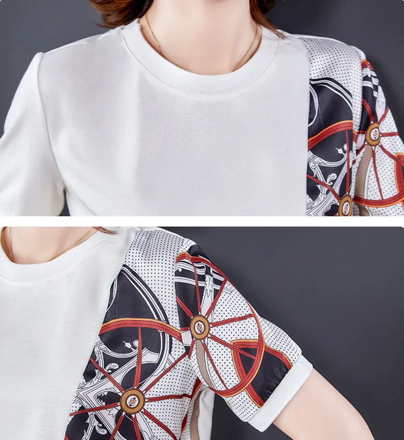 

2021 summer Fashion Runway 2 pieces Sets Women's Lotus leaf lace flared sleeve printed shirt tops+ Printed pants Suit