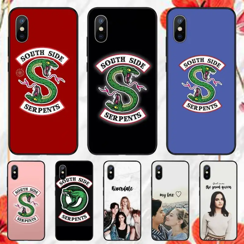 

American TV Riverdale Southside Serpent Phone Case for iPhone 11 12 13 pro XS MAX 8 7 6 6S Plus X 5S SE 2020 XR mini