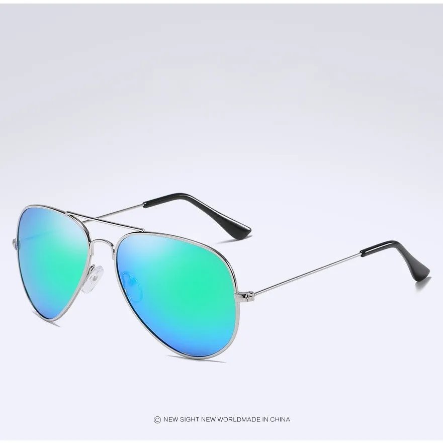 silver green mirror HDSUNFLY поляризационные солнцезащитные очки для мужчин и женщин, модные фирменные дизайнерские солнцезащитные очки, женские солнцезащитные очки UV400 - Цвет линз: silver green mirror