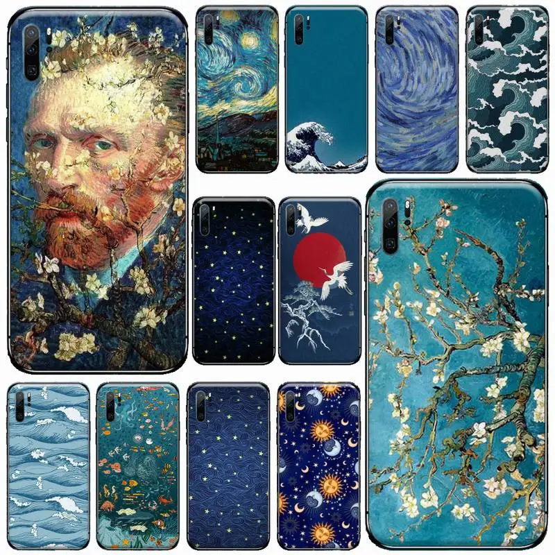

art aesthetic van Gogh painting Phone Case For Huawei honor Mate P 9 10 20 30 40 Pro 10i 7 8 a x Lite nova 5t