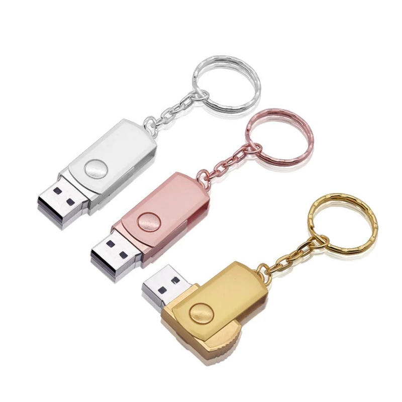 Металлический Флешка брелок для ключей Usb флэш накопитель 4 ГБ 8 16 32 64