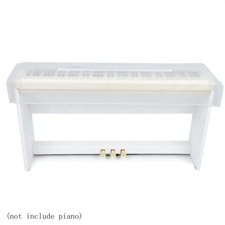 61/76/88 клавиатуры Электронный пылезащитный чехол для фортепиано прозрачный